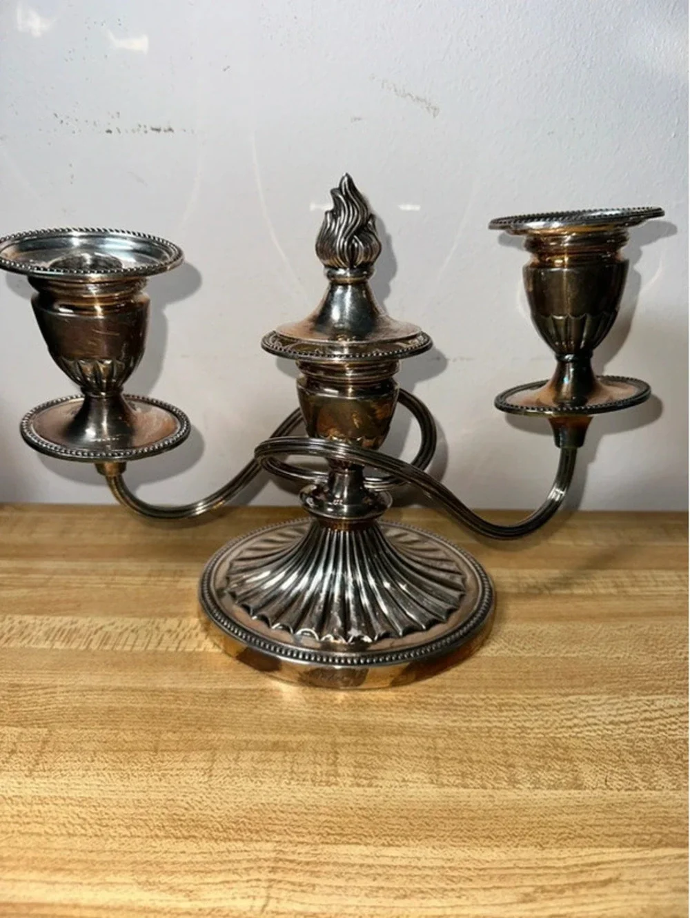 Barker-Ellis VTG England Silver-plated 3 light Candelabra